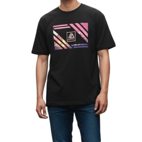 NWT ASPHALT Black Graphic Tee - Picture 1 of 5